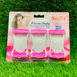 SAFIT GOLD LADIES RAZOR 6PCS
