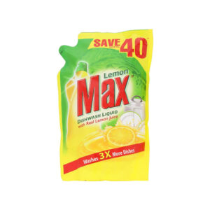 LEMON MAX DISHWASH LIQUID POUCH