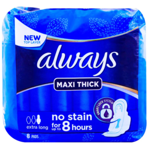 ALWAYS LADIES PADS MAXI THICK