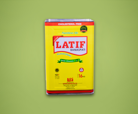 LATIF BANASPATI 16 KG TIN