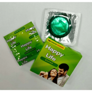 HAPPY LIFE DOTTED CONDOMS 2PCS
