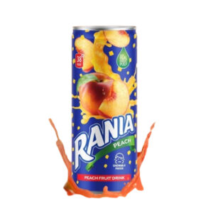 RANIA PEACH JUICE TIN 250ML