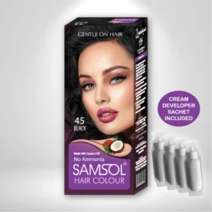 SAMSOL HAIR COLOR 45 BLACK